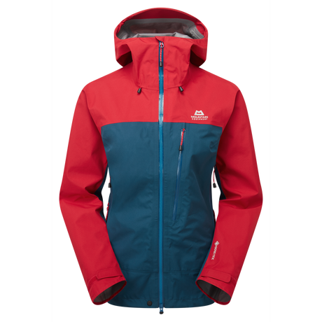 Mountain Equipment Makalu GORE-TEX Women's Jacket Outdoor Action Majolica/Capsicum- Front
