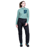 Mountain Equipment Makalu GORE-TEX Women's  Pant Outdoor Action Black- Front Fit on Model