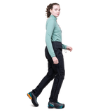 Mountain Equipment Makalu GORE-TEX Women's  Pant Outdoor Action Black- Side Fit 