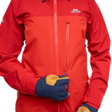 Mountain Equipment Manaslu Women's Jacket Outdoor Action Chili/Crimson- 1 Outer Chest Pocket