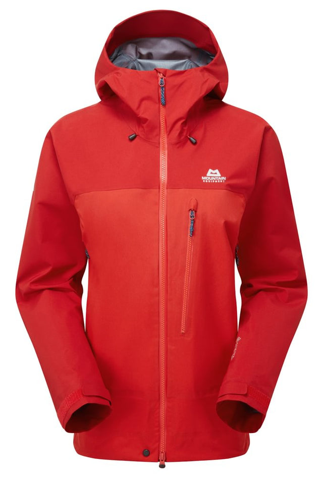 Mountain Equipment Manaslu Women's Jacket Outdoor Action Chili/Crimson- Front