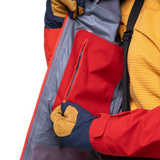 Mountain Equipment Manaslu Women's Jacket Outdoor Action Chili/Crimson- Inner Zipped Security Pocket