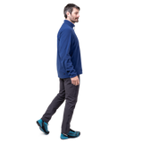 Mountain Equipment Micro Men's Zip T Outdoor Action Admiral Blue- Side Fit