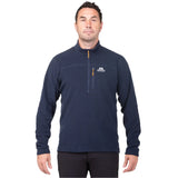 Mountain Equipment Micro Men's Zip T Outdoor Action Cosmos- Front fit