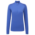 Mountain Equipment Nava LS Women's Zip T Outdoor Action Vivid/Clematis - Front