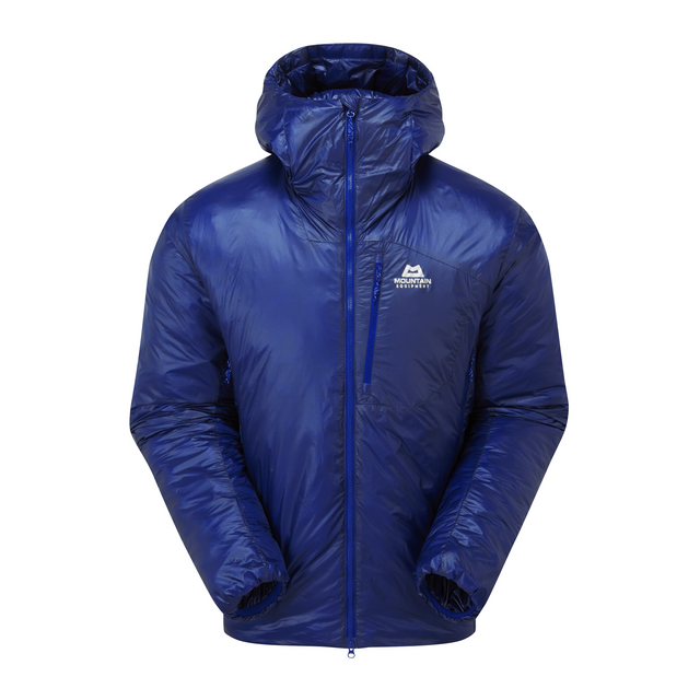 Mountain Equipment Oreus Hooded Men's Jacket Outdoor Action Admiral Blue- Front