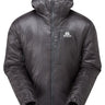 Mountain Equipment Oreus Hooded Men's Jacket Outdoor Action Obsidian- Front