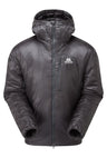Mountain Equipment Oreus Hooded Men's Jacket Outdoor Action Obsidian- Front