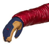 Mountain Equipment Oreus Hooded Women's Jacket Outdoor Action Merlot/Admiral Blue- Elasticated cuff