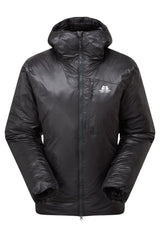 Mountain Equipment Oreus Hooded Women's Jacket Outdoor Action Obsidian- Front
