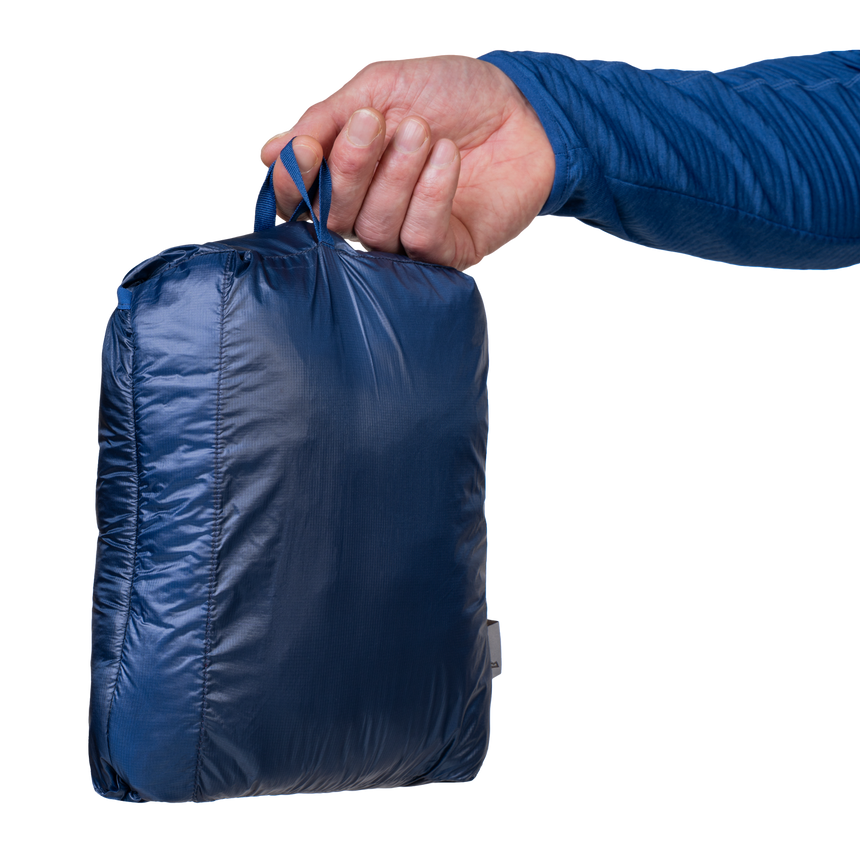 Mountain Equipment Oreus Men's Vest Outdoor Action Admiral Blue-  Protective Plastic Bag