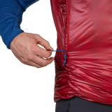 Mountain Equipment Oreus Men's Vest Outdoor Action Merlot/Admiral Blue-  Karabiner carry loops
