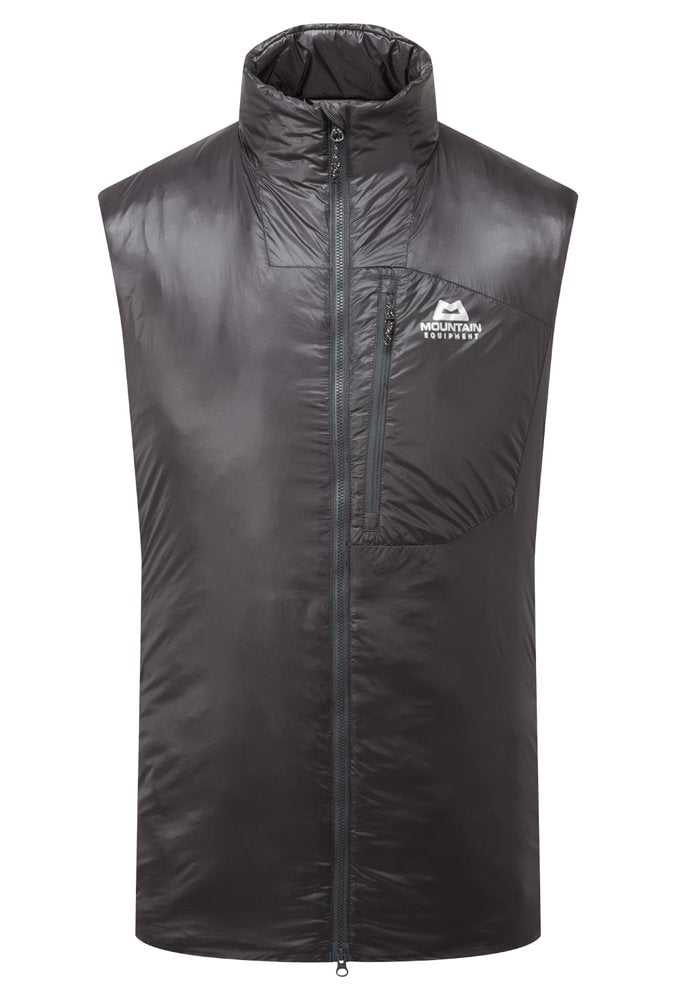 Mountain Equipment Oreus Men's Vest Outdoor Action Obsidian- Front