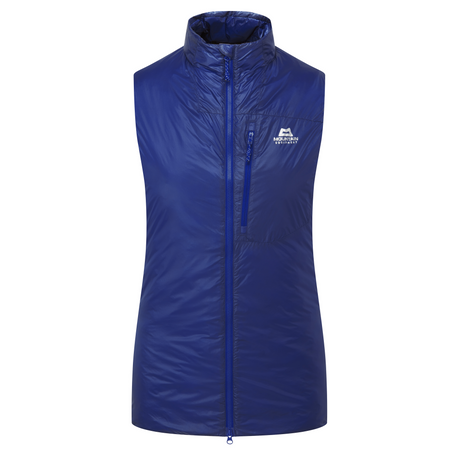 Mountain Equipment Oreus Women's Vest Outdoor Action Admiral Blue - Front