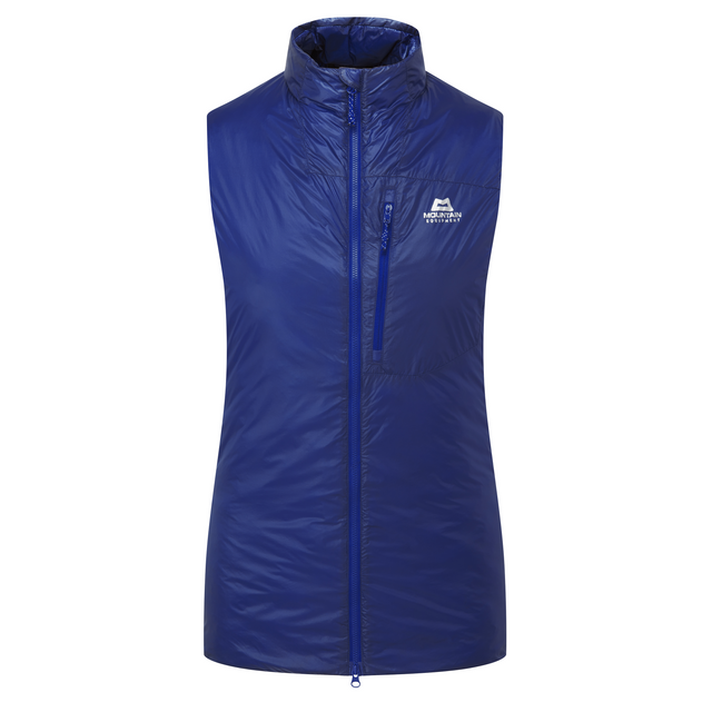 Mountain Equipment Oreus Women's Vest Outdoor Action Admiral Blue - Front