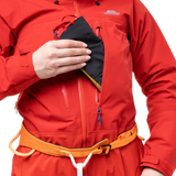 Mountain Equipment Orion Women's Jacket Outdoor Action Chili/Crimson- Chest Pocket