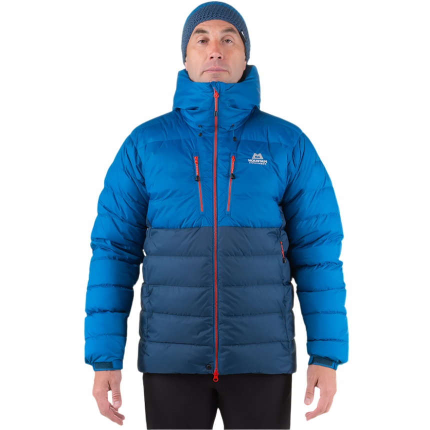 Mountain Equipment Paiyu Men's Jacket Outdoor Action Admiral/Atlantic- Front Fit on Model