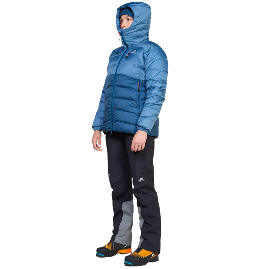 Mountain Equipment Paiyu Women's Jacket Outdoor Action Majolica/Stellar- Side Fit on Model