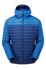 Mountain Equipment Particle Hooded Men's Jacket Outdoor Action Admiral/Atlantic- front
