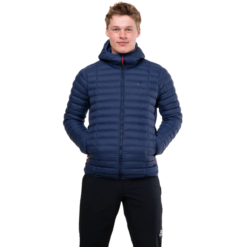 Mountain Equipment Particle Hooded Men's Jacket Outdoor Action Cosmos- Hand Pockets