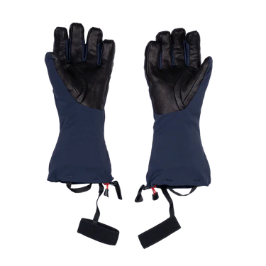 Mountain Equipment Randonee Gauntlet Outdoor Action Cosmos/Black- Leather palm