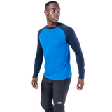 Mountain Equipment Redline LS Men's Tee Outdoor Action Atlantic/Cosmos- Slim Fit