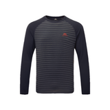 Mountain Equipment Redline LS Men's Tee Outdoor Action Cosmos Stripe/Cosmos- Front