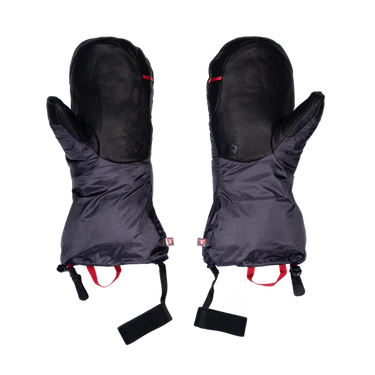 Mountain Equipment Redline Mitt Outdoor Action Obsidian / Black- Leather palm 