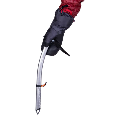 Mountain Equipment Redline Mitt Outdoor Action Obsidian / Black- Single-handed drawcord closure