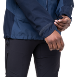 Mountain Equipment Saltoro Gore-Tex Men's Jacket Outdoor Action Dusk/Cosmos- Cuff pull tabs