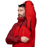 Mountain Equipment Shigri GORE-TEX Men’s Jacket Outdoor Action Chili Red/Merlot - Underarm pit zips