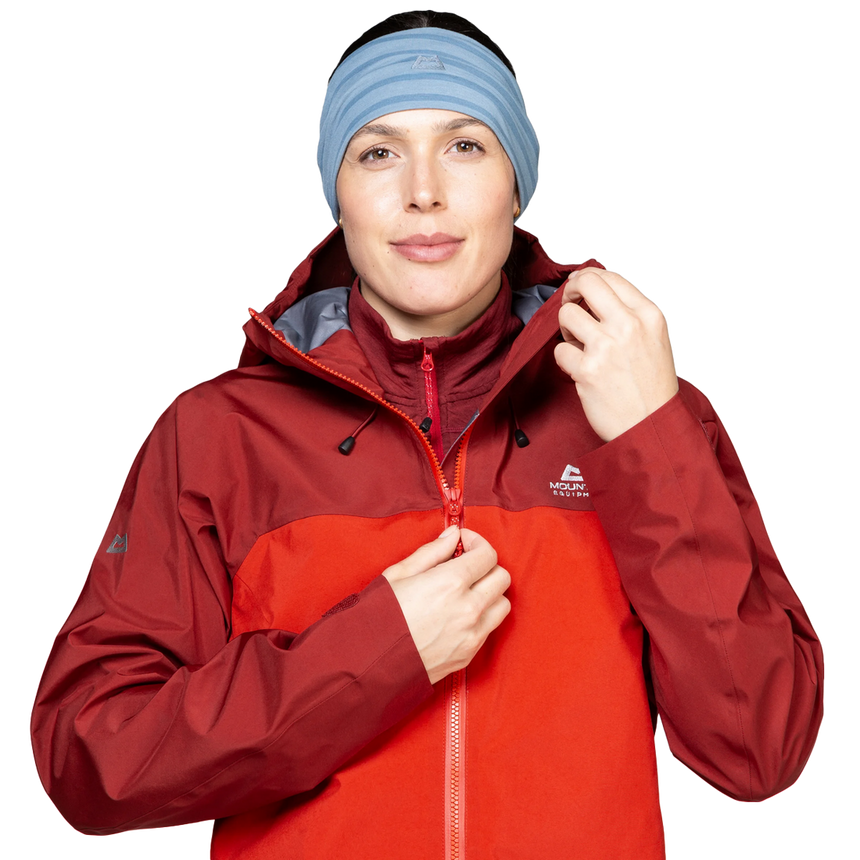 Mountain Equipment Shigri Women's Jacket Outdoor Action Chili Red/Merlot- Centre Front Zip