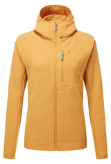 Mountain Equipment Shroud Hooded Women's Jacket Outdoor Action Butterscotch- front