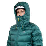 Mountain Equipment Sigma Women's Jacket Outdoor Action Deep Teal- Mountain HC Insulated Hood