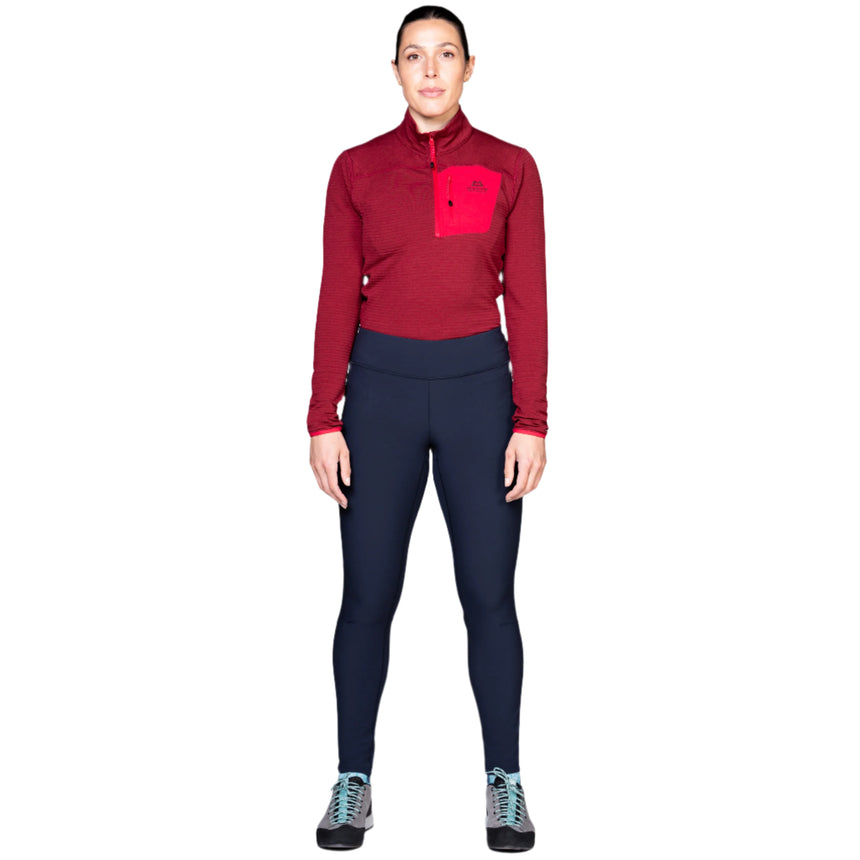 Mountain Equipment Sonica Women's Tight Outdoor Action Cosmos- Full Front Fit