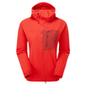 Mountain Equipment Squall Hooded Women's Jacket Outdoor Action Chili Red/Merlot- Front