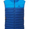 Mountain Equipment Superflux Men's Vest Outdoor Action Admiral/Atlantic- Front
