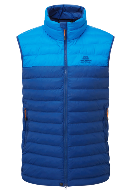 Mountain Equipment Superflux Men's Vest Outdoor Action Admiral/Atlantic- Front