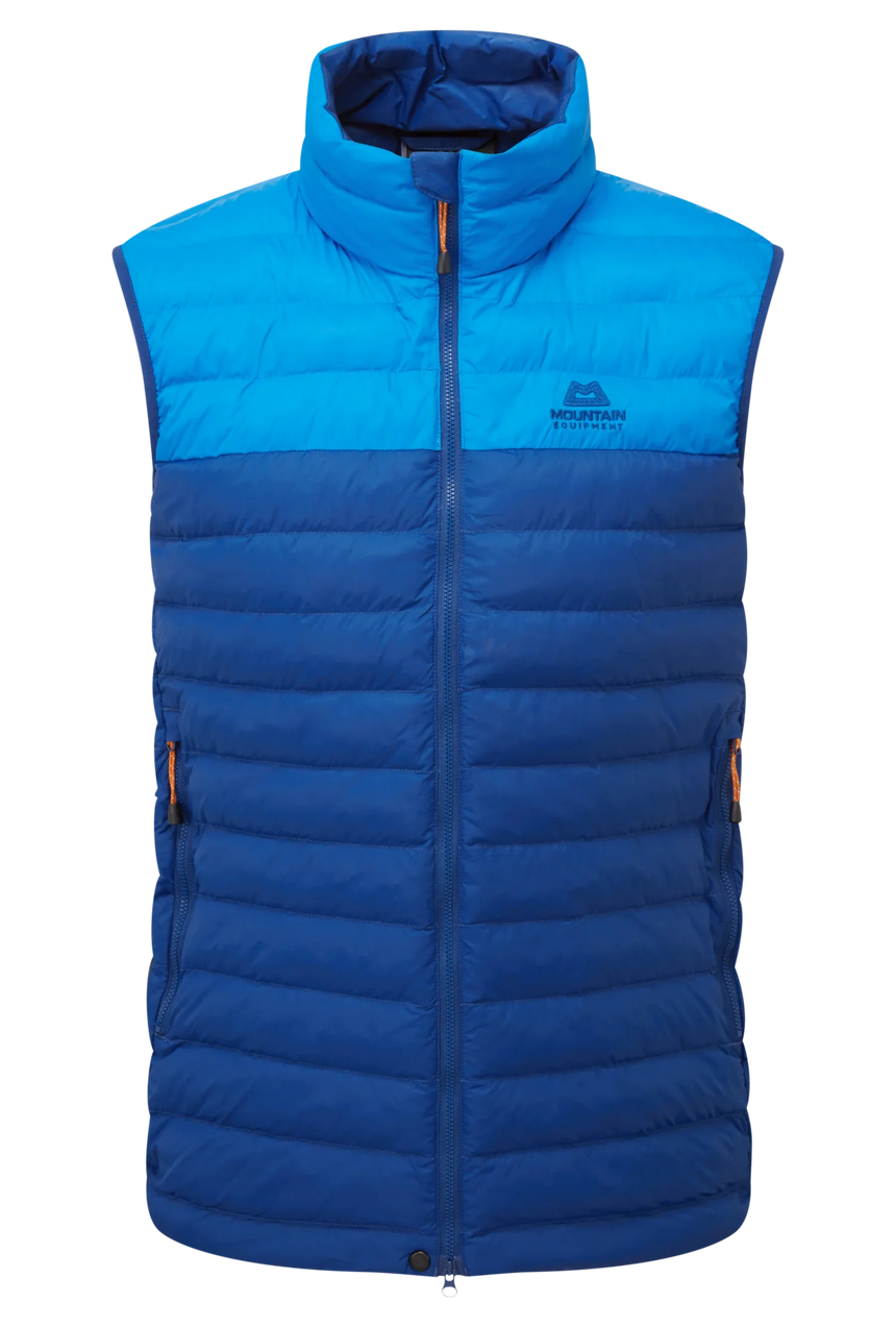 Mountain Equipment Superflux Men's Vest Outdoor Action Admiral/Atlantic- Front