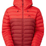 Mountain Equipment Superflux Women's Jacket Outdoor Action Chili Red/Merlot- Front