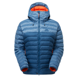 Mountain Equipment Superflux Women's Jacket Outdoor Action Majolica/Stellar- Front