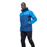 Mountain Equipment Tacul Men's Jacket Outdoor Action Admiral/Atlantic- Hand Pocket