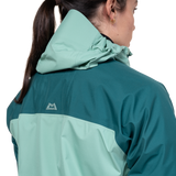Mountain Equipment Tacul Women's Jacket Outdoor Action Lichen/Deep Teal- Hood