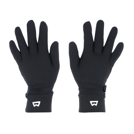 Mountain Equipment Touch Screen Women's Gloves Outdoor Action Black- Back of the Hand