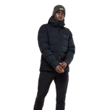 Mountain Equipment Tromso Men's Jacket Outdoor Action Black- Cuffs with Internal Halo Baffle