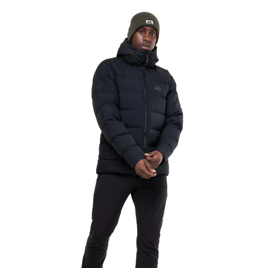 Mountain Equipment Tromso Men's Jacket Outdoor Action Black- Cuffs with Internal Halo Baffle