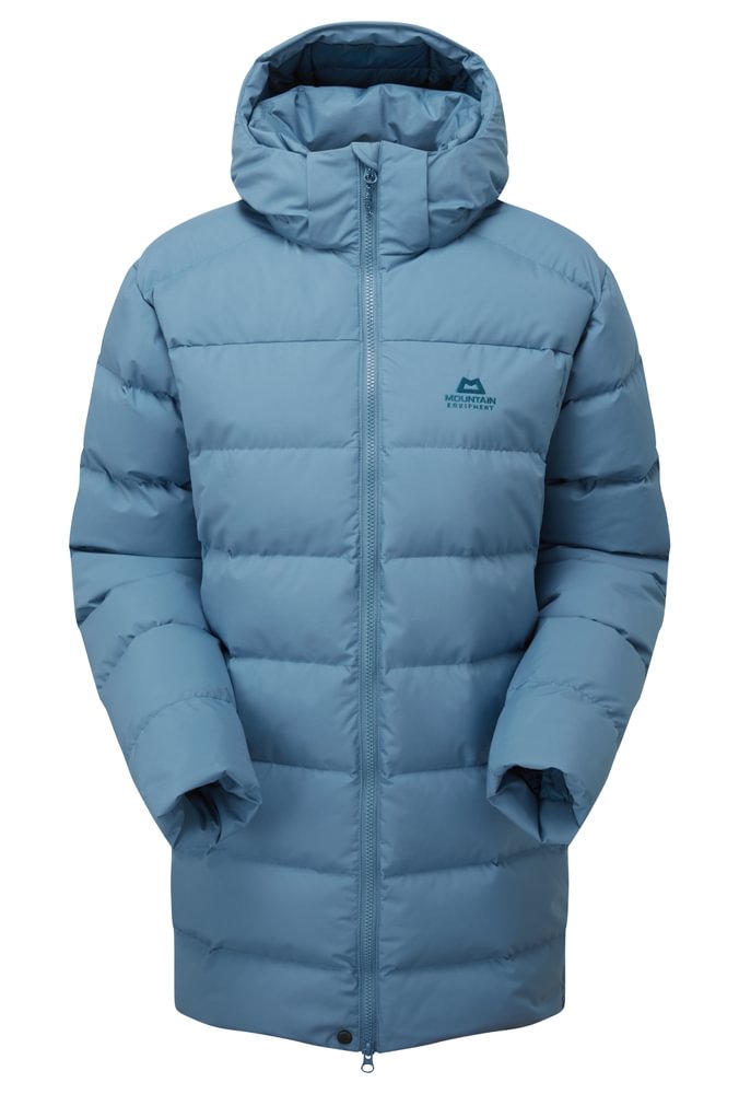 Mountain Equipment Tromso Women's Parka Outdoor Action Stellar Blue- Front