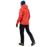 Mountain Equipment Tupilak Men's Jacket Outdoor Action Chili Red- Back Fit on Model