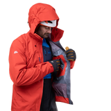 Mountain Equipment Tupilak Men's Jacket Outdoor Action Chili Red- Inner Zipped Security Pocket