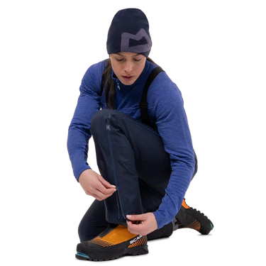 Mountain Equipment Tupilak Women's Pant Outdoor Action Cosmos- Bonded hem